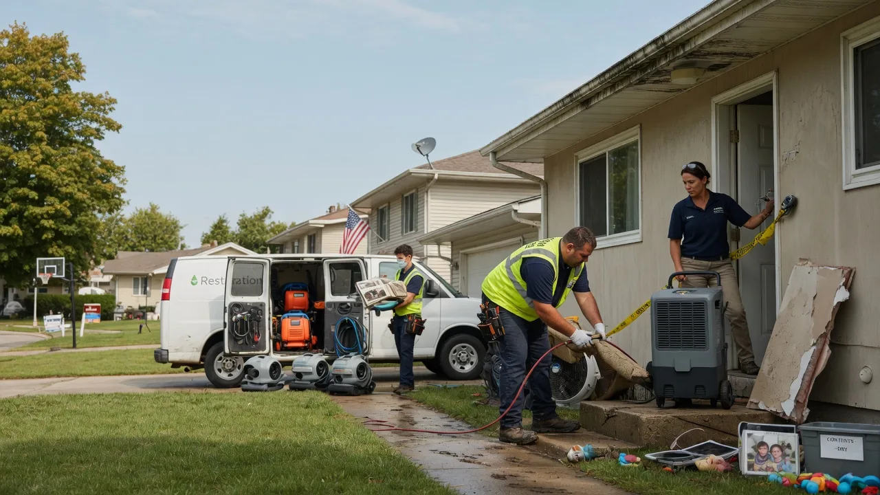 Water Damage Restoration in West Point, IL near me